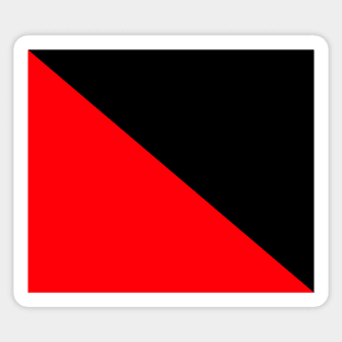 Anarcho-Syndicalism Flag - Plain and Simple Sticker